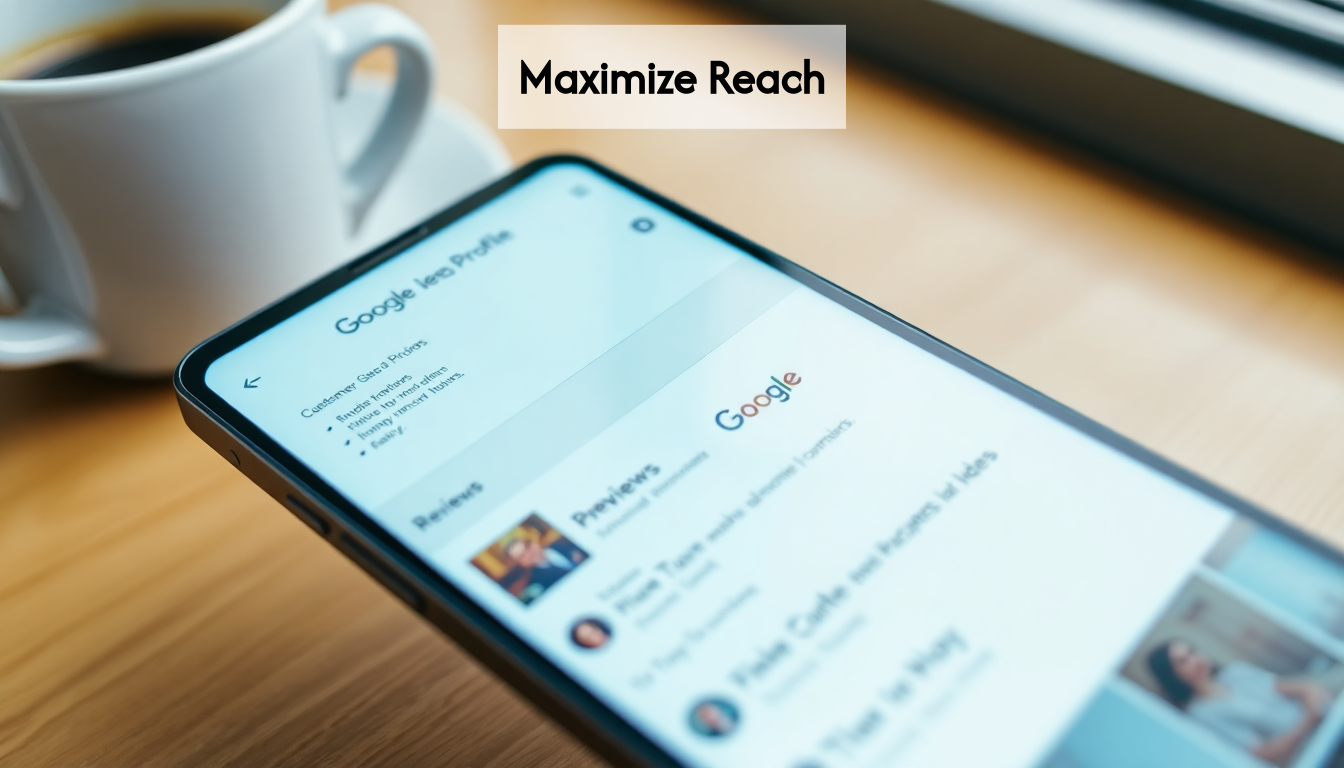 Google Business Profile on phone