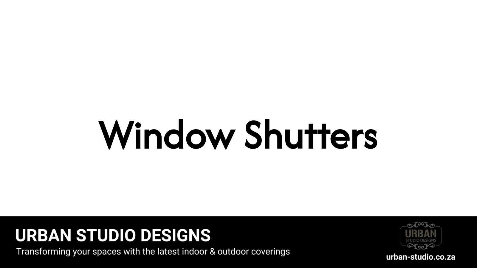 Luxury Durban home with modern window shutters