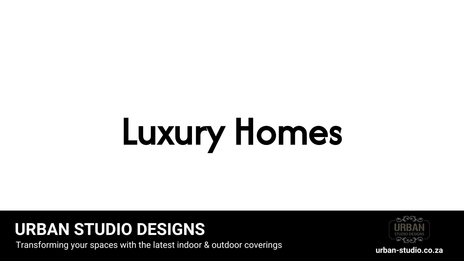 Luxury Durban living room with custom blinds