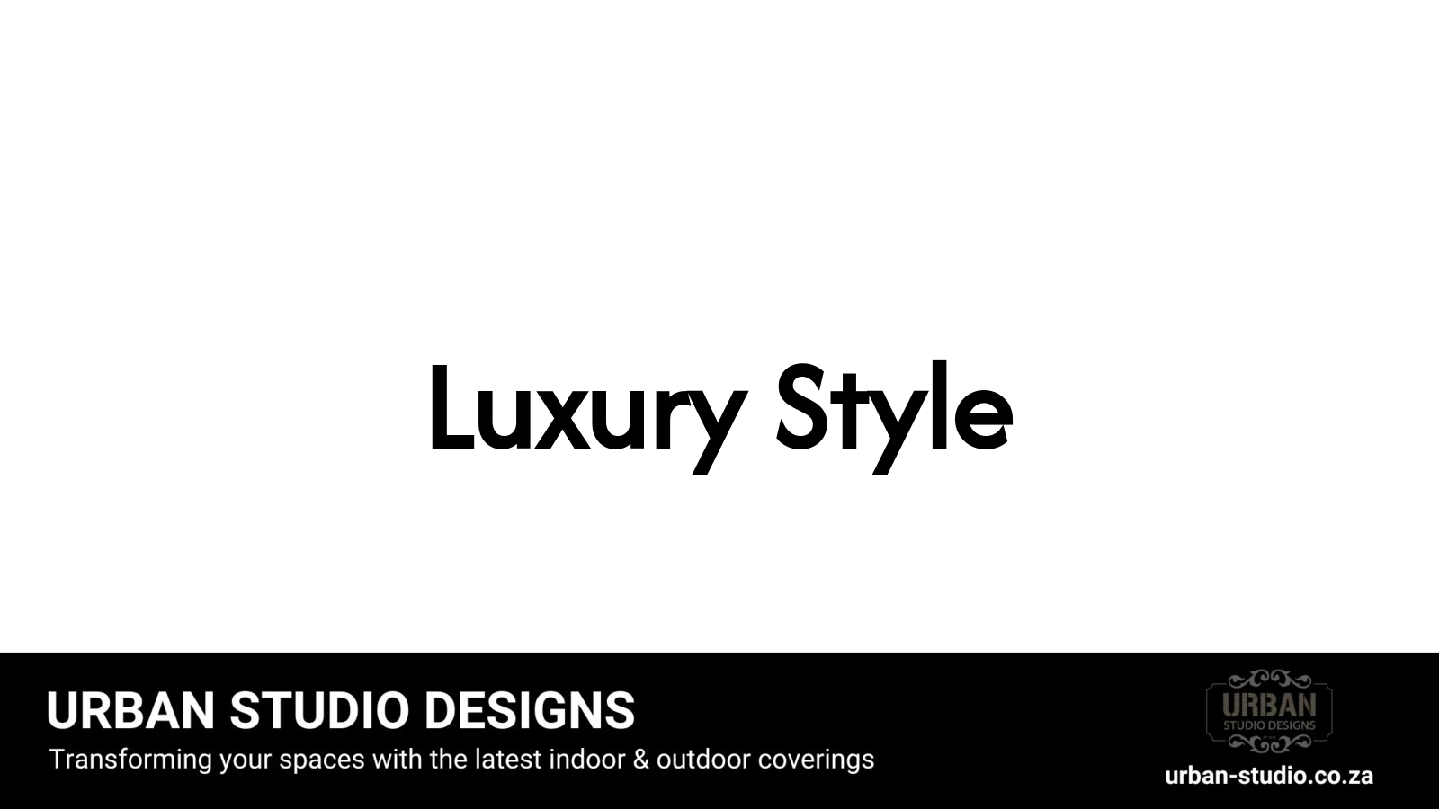 Luxury outdoor patio with elegant curtains in Durban