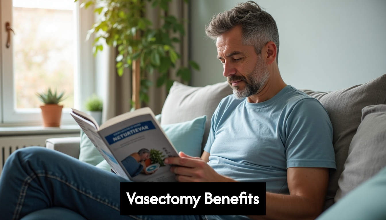 Man recovering at home after procedure