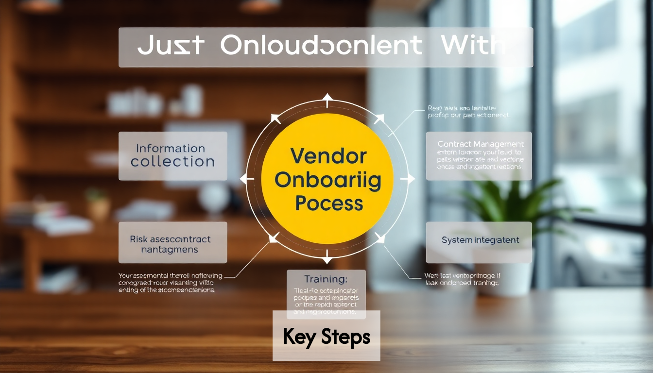 Key components of vendor onboarding