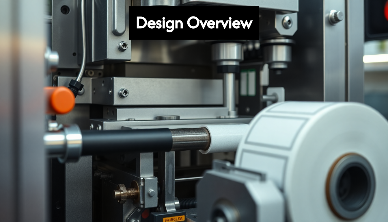 Mechanical components of label feeding and dispensing system
