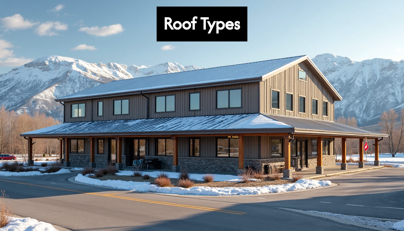different types of commercial roofing for Montana businesses, commercial roofers in Helena MT