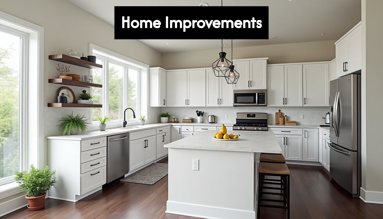 Modern renovated kitchen with stainless appliances