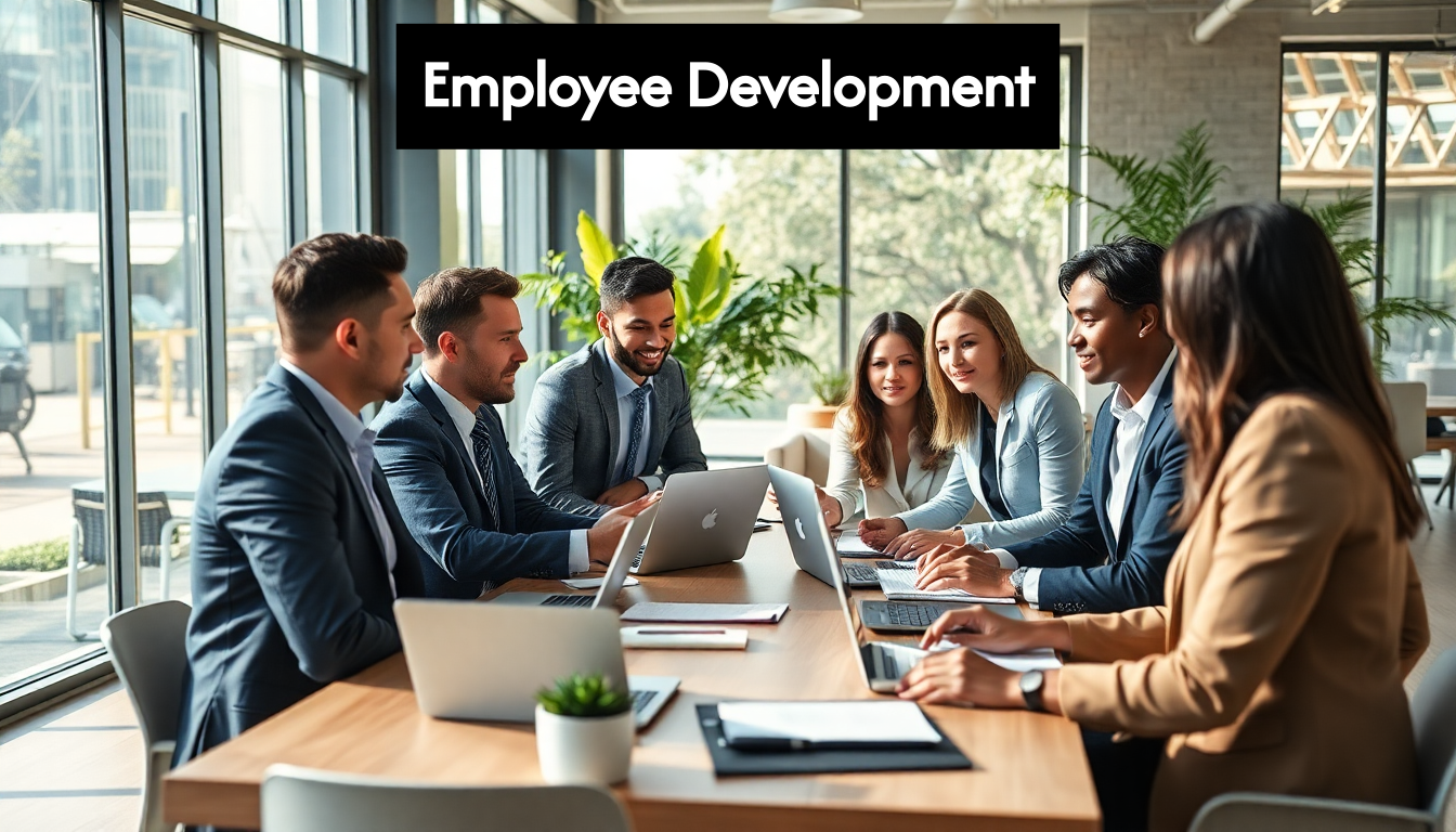 Modern team collaborating in office