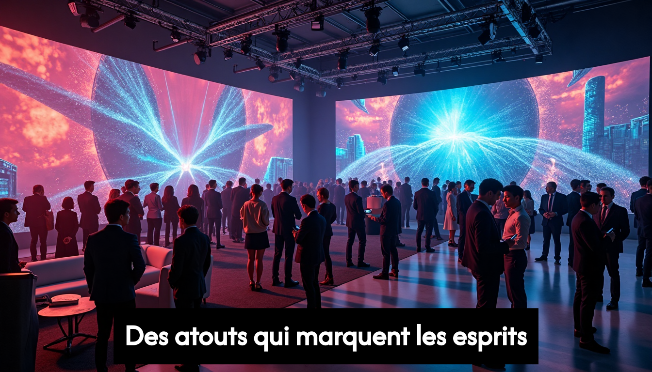 Modern venue with advanced event technology