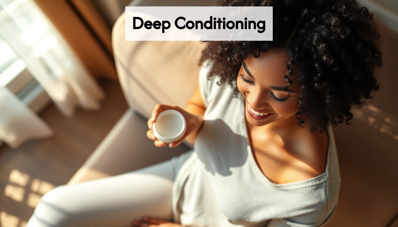 Deep conditioning treatment application