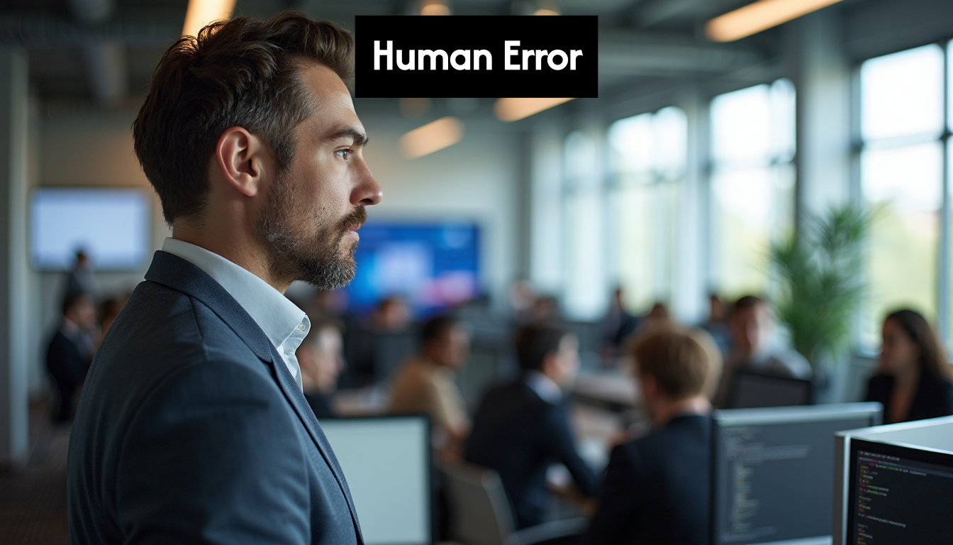 Office staff receiving cybersecurity training from IT professional