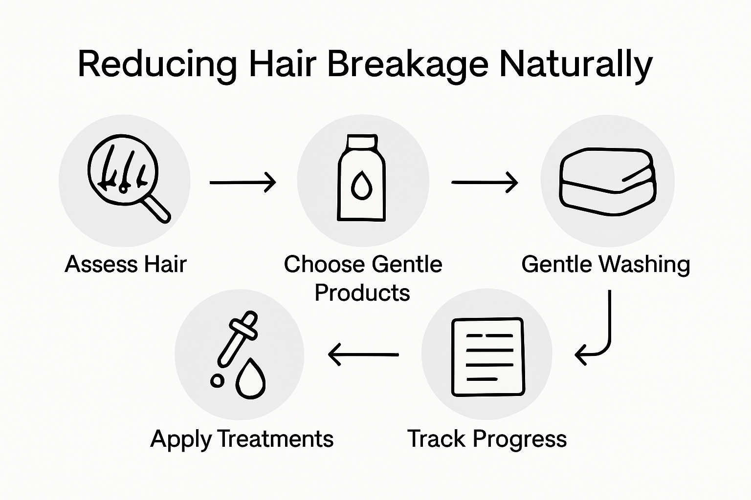 Five steps for natural hair breakage reduction