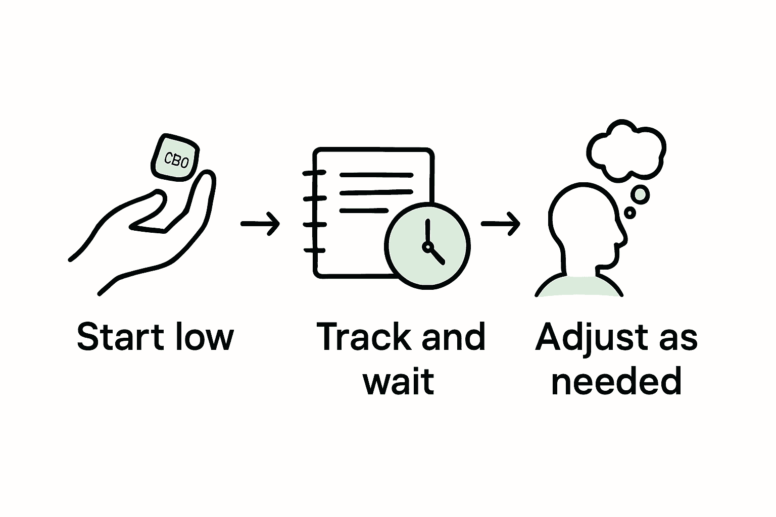 Schritt-für-Schritt-Anleitung: So findest du die richtige Dosierung für CBD-Edibles