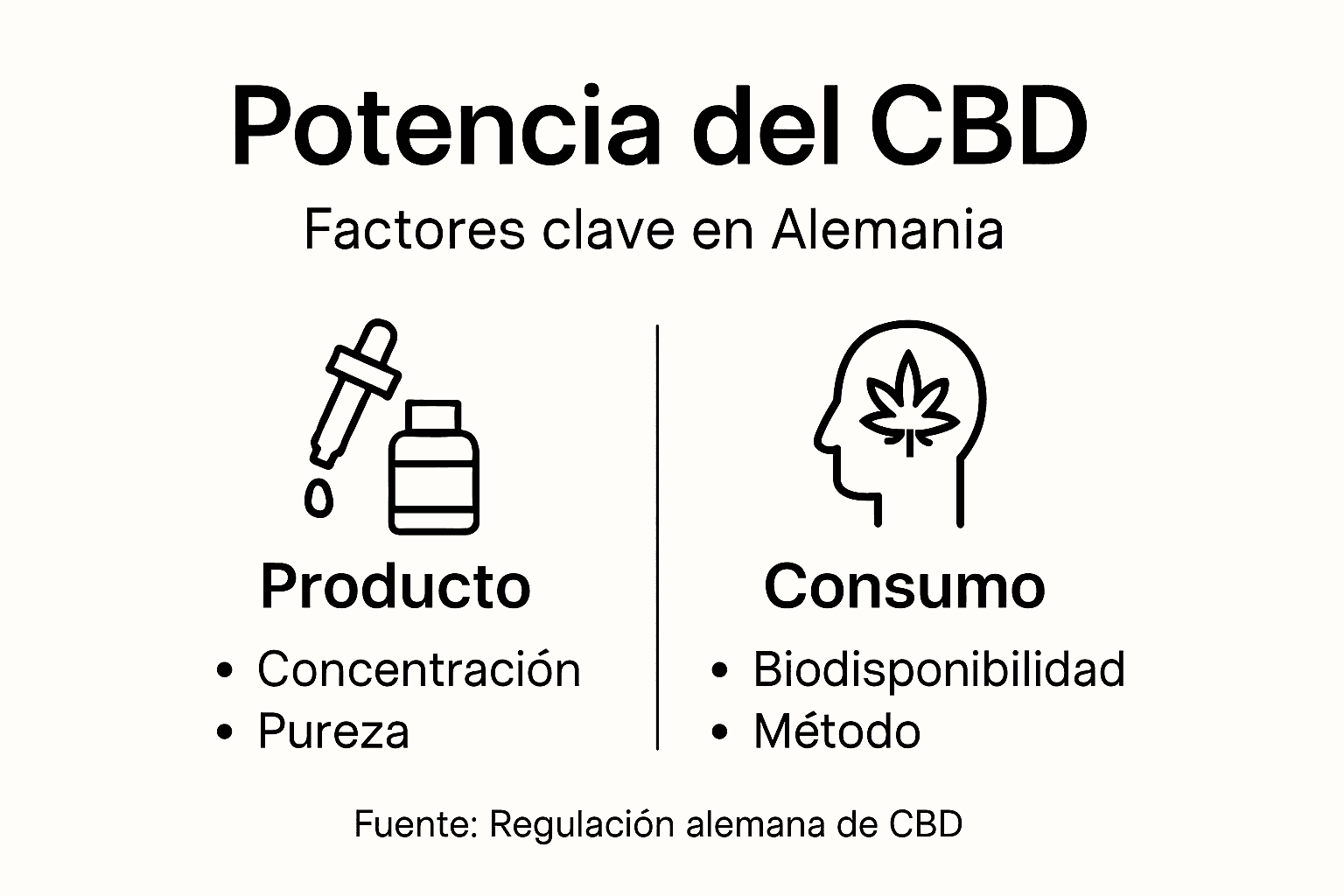 Infografía: factores que impulsan el auge del CBD en Alemania
