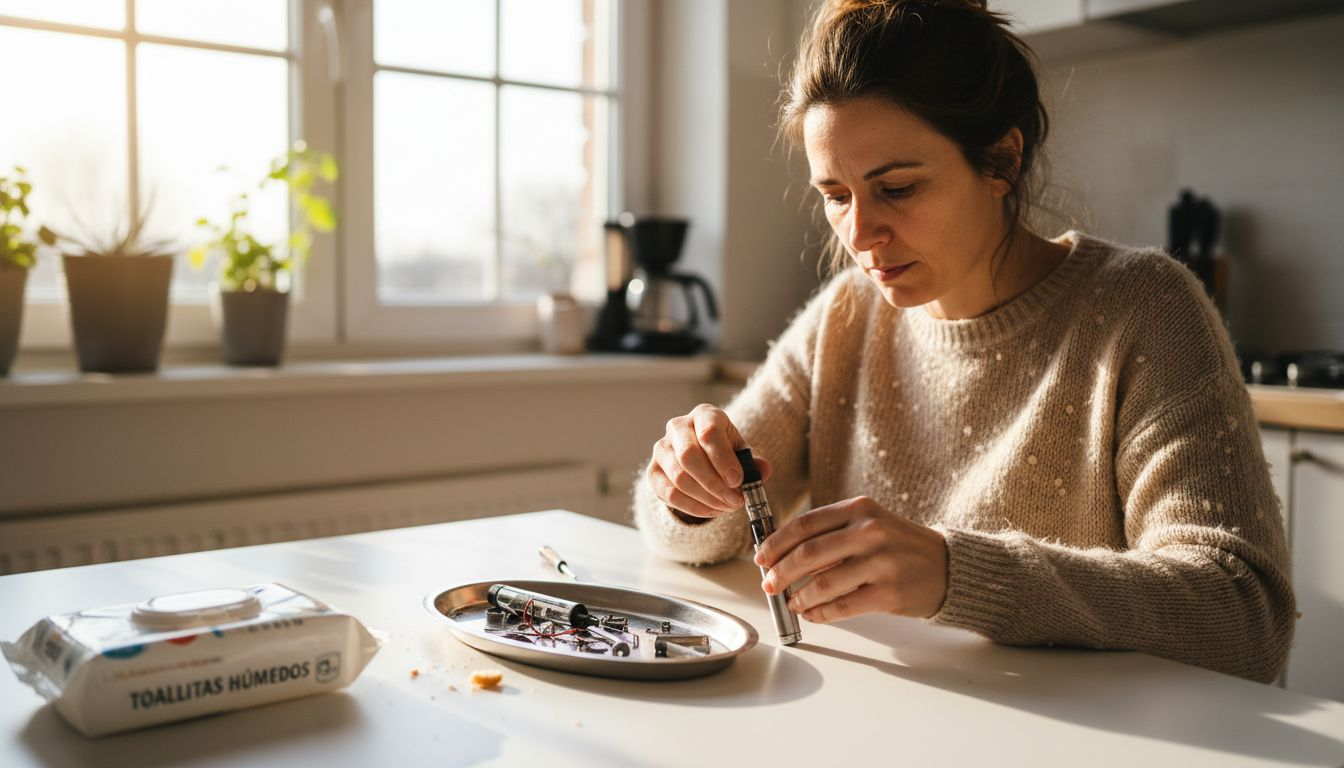 Cómo desmontar y limpiar tu vape pen en la cocina de manera fácil y segura