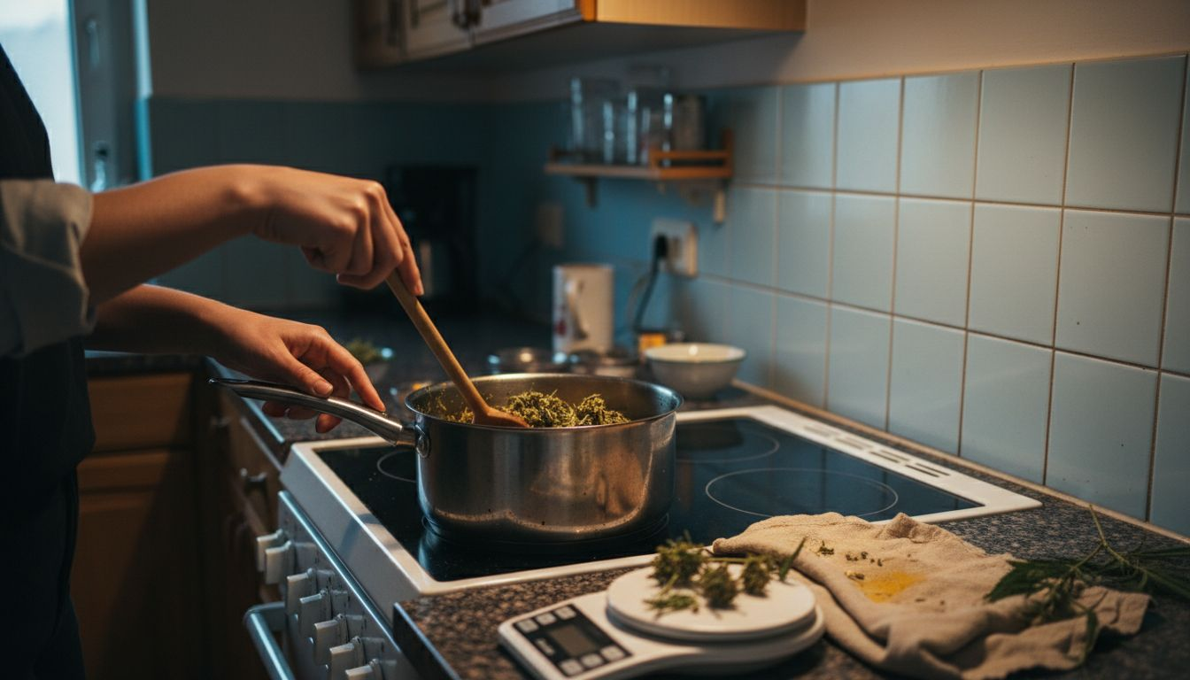 CBD-Öl selbst in der eigenen Küche herstellen