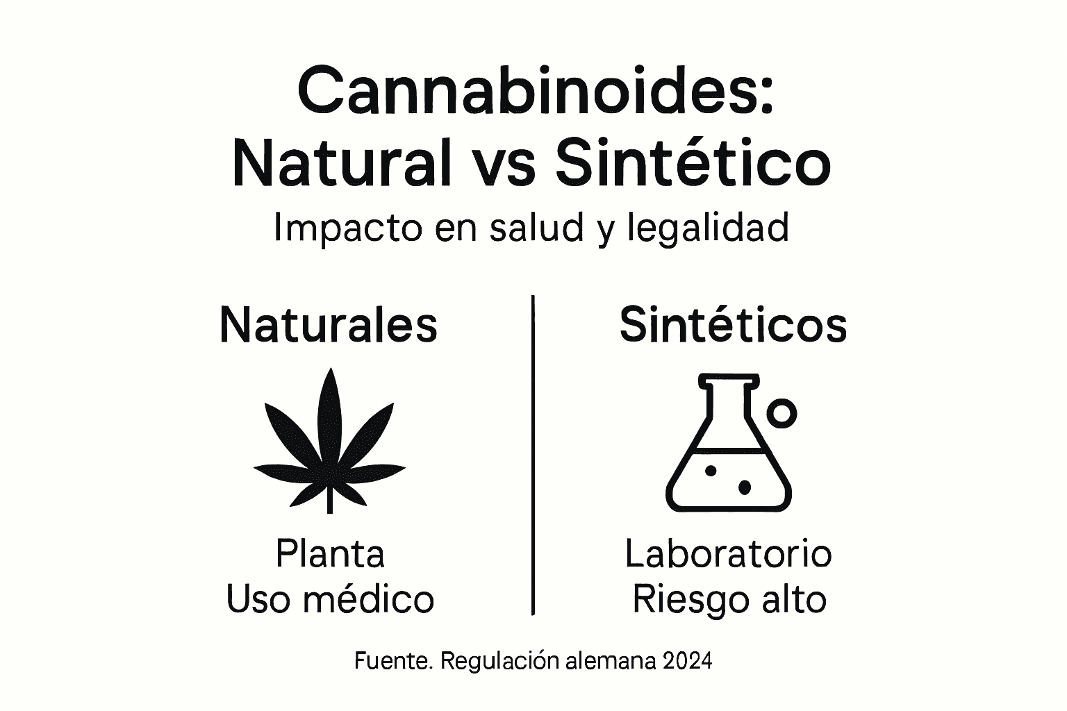Infografía: ¿En qué se diferencian los cannabinoides naturales de los sintéticos?