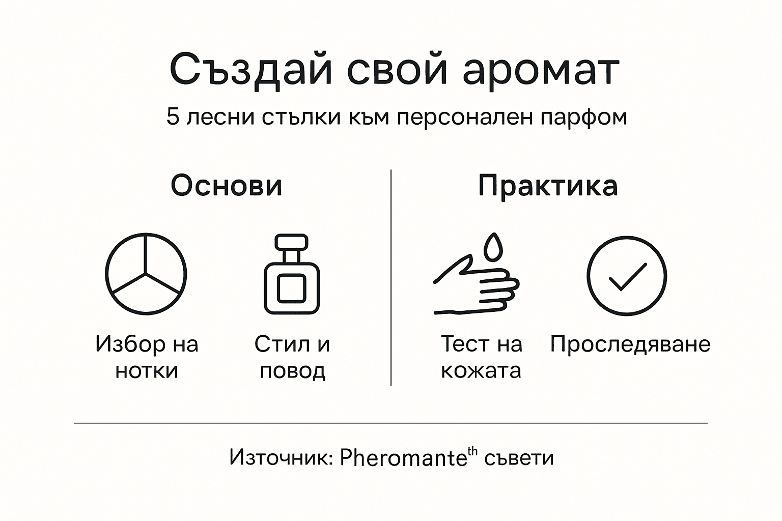 Визуално ръководство: Как се създава парфюм стъпка по стъпка
