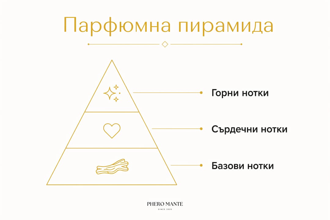 Инфографика, която представя нотките под формата на пирамида