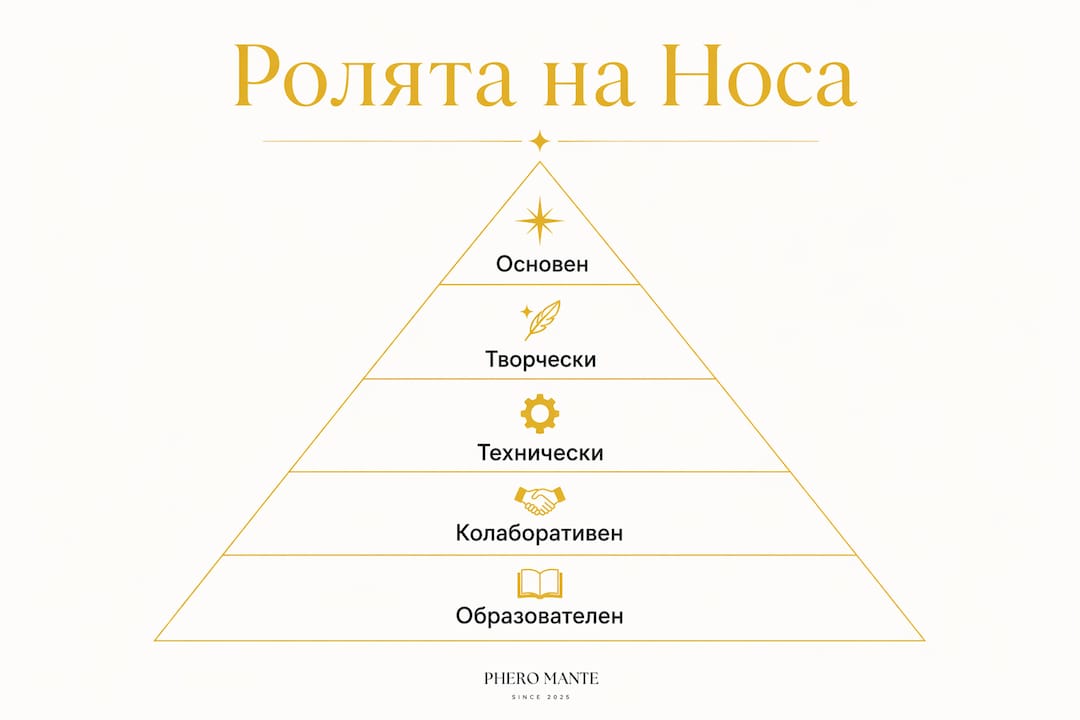 Инфографика: Основни функции на обонянието в света на парфюмите