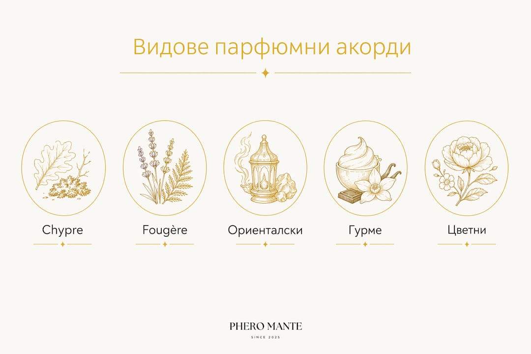 Инфографика: Най-популярните парфюмни акорди и как да ги разпознаем