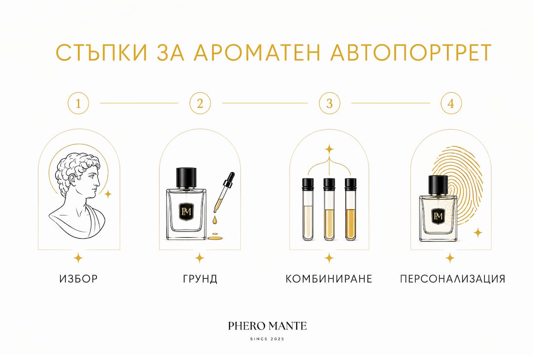Инфографика: Как да създадеш своя ароматен автопортрет – стъпка по стъпка