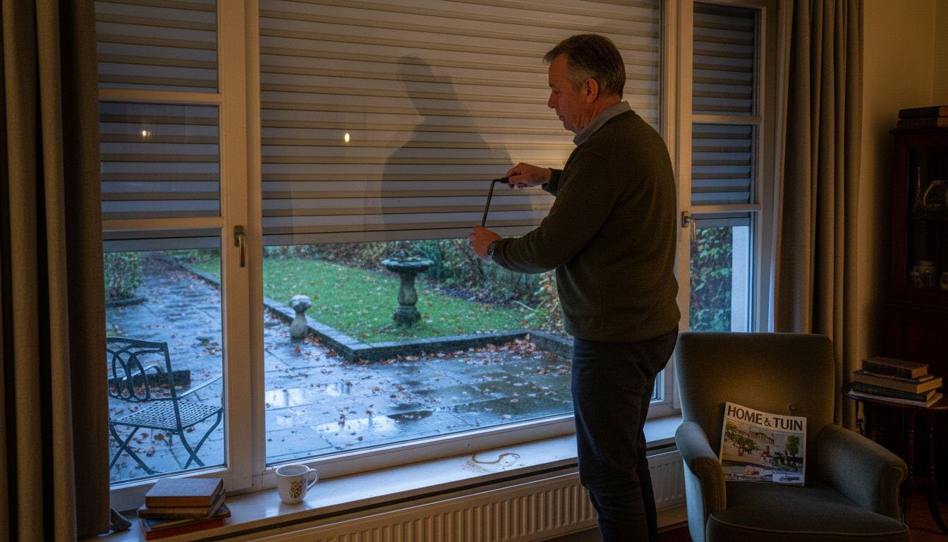 Doe in de winter de rolluiken dicht om warmte in huis te houden en energie te besparen.