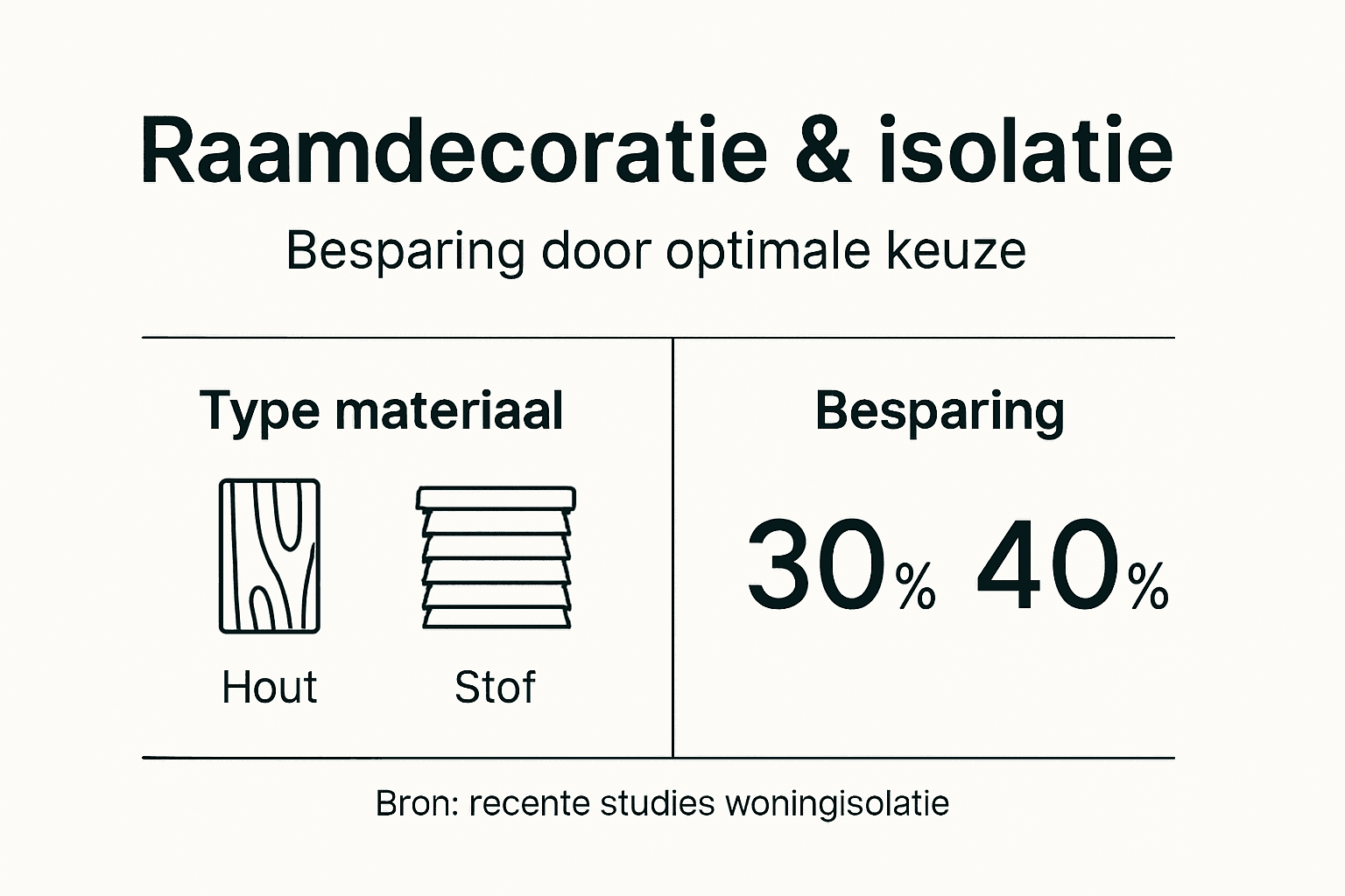 Overzicht: hoe raamdecoratie helpt bij energiebesparing