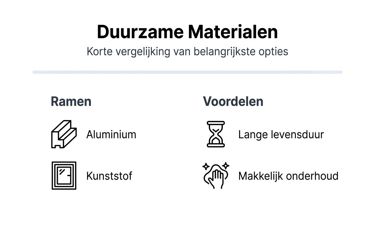 Infographic: milieuvriendelijke materialen voor raamdecoratie kiezen