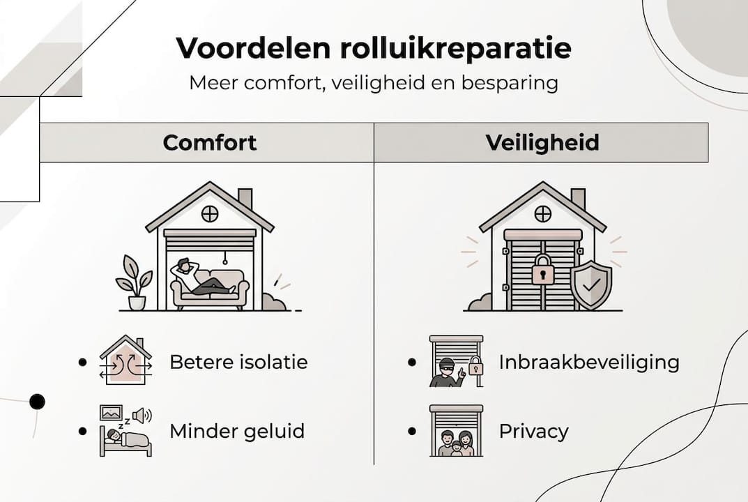 Infographic: De voordelen van rolluiken – meer comfort, extra veiligheid en lagere energiekosten