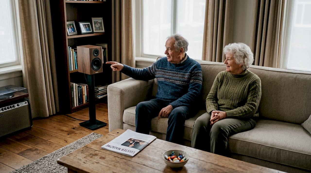 Gordijnen zorgen bij ouderen voor een prettige en rustige sfeer in huis.