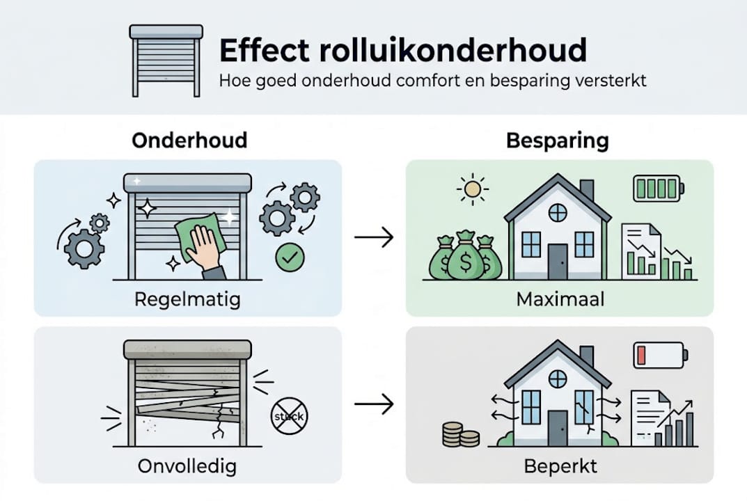 Infographic: zo houd je rolluiken in topconditie én bespaar je energie — RDT Concept