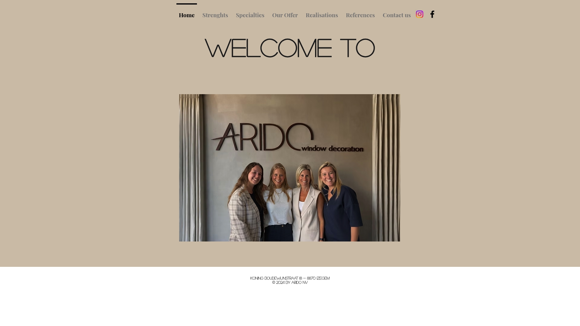 Arido confectieatelier raamdecoratie zonder boren projectgericht Izegem