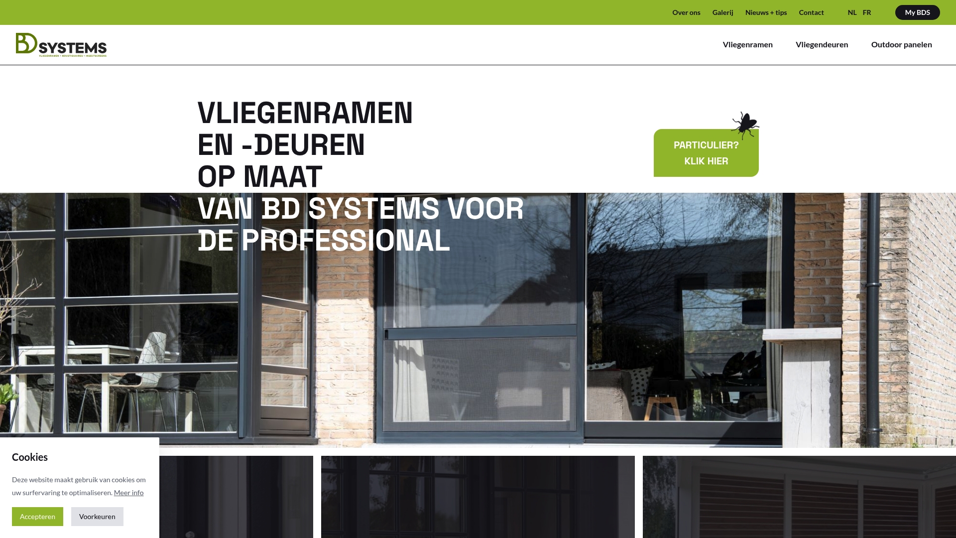 BD Systems premium hordeur in-house Belgische productie