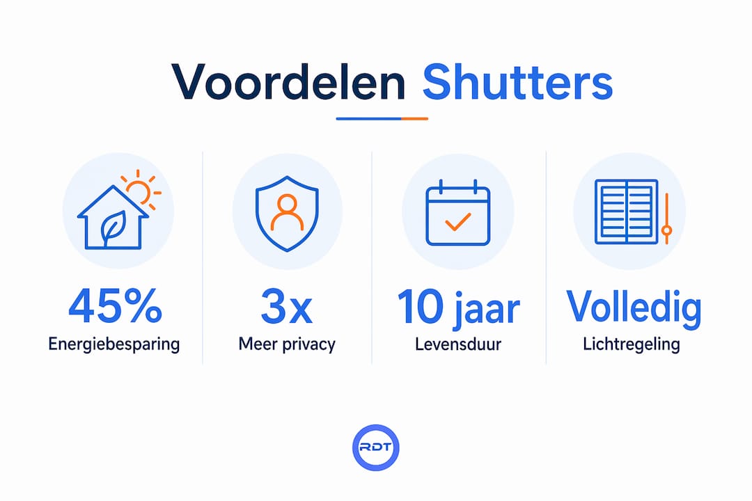Overzicht: de pluspunten van shutters in beeld