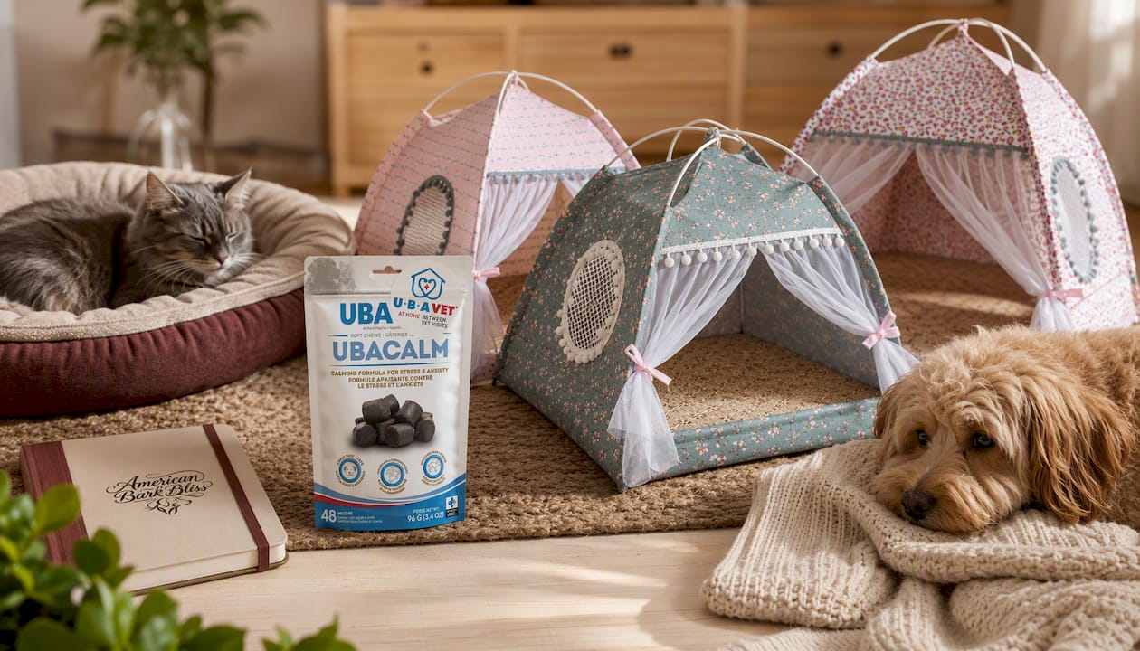 UBAVET UBACALM Calming Soft Chews for Dogs & Cats – Natural Stress & Anxiety Relief