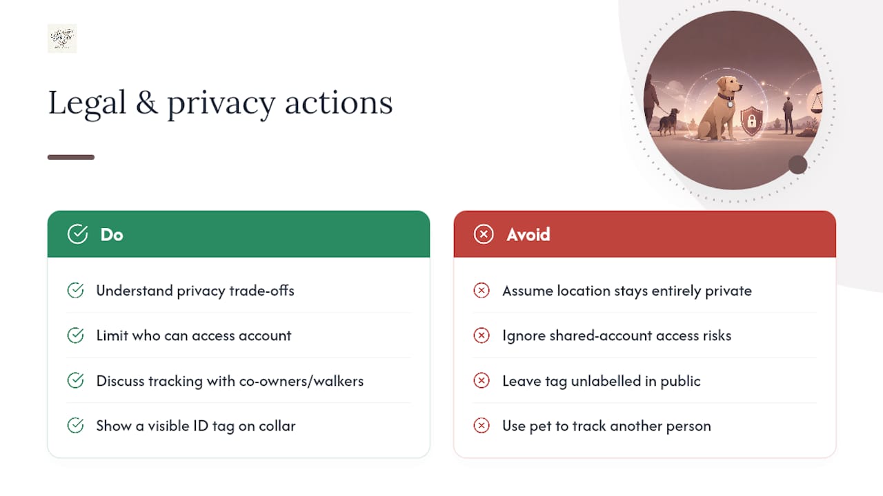 Are There Legal or Privacy Issues With Tracking Your Dog? — overview diagram