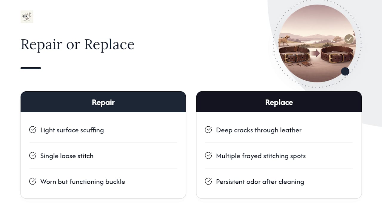 Repair versus replace collar decision guide