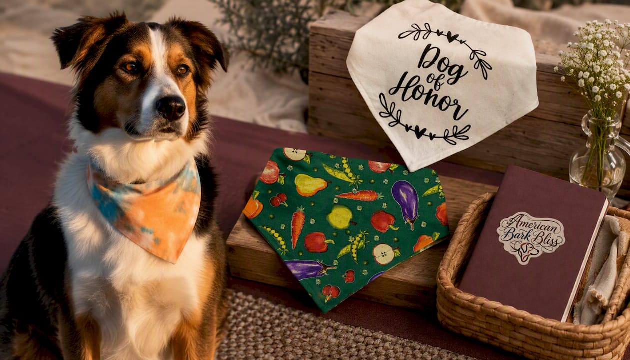 Custom Tie Dye Dog Bandana