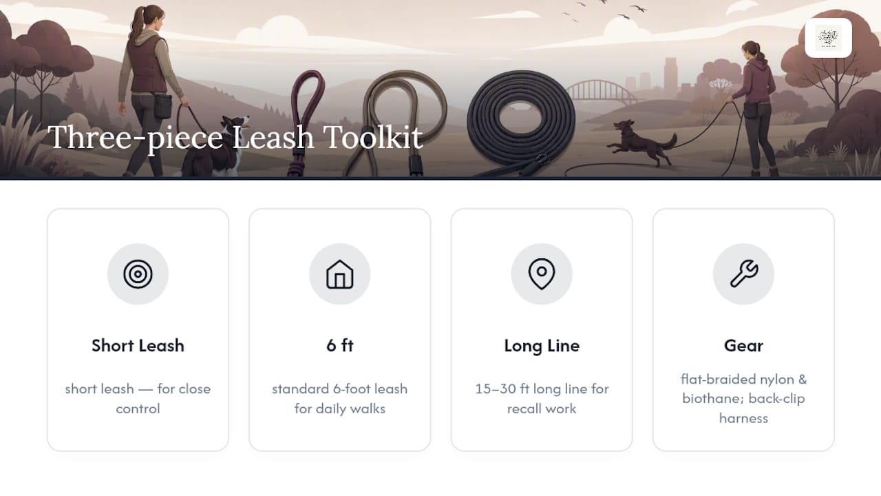 Why Americanbarkbliss Builds Around a Leash Toolkit, Not One Leash — overview diagram