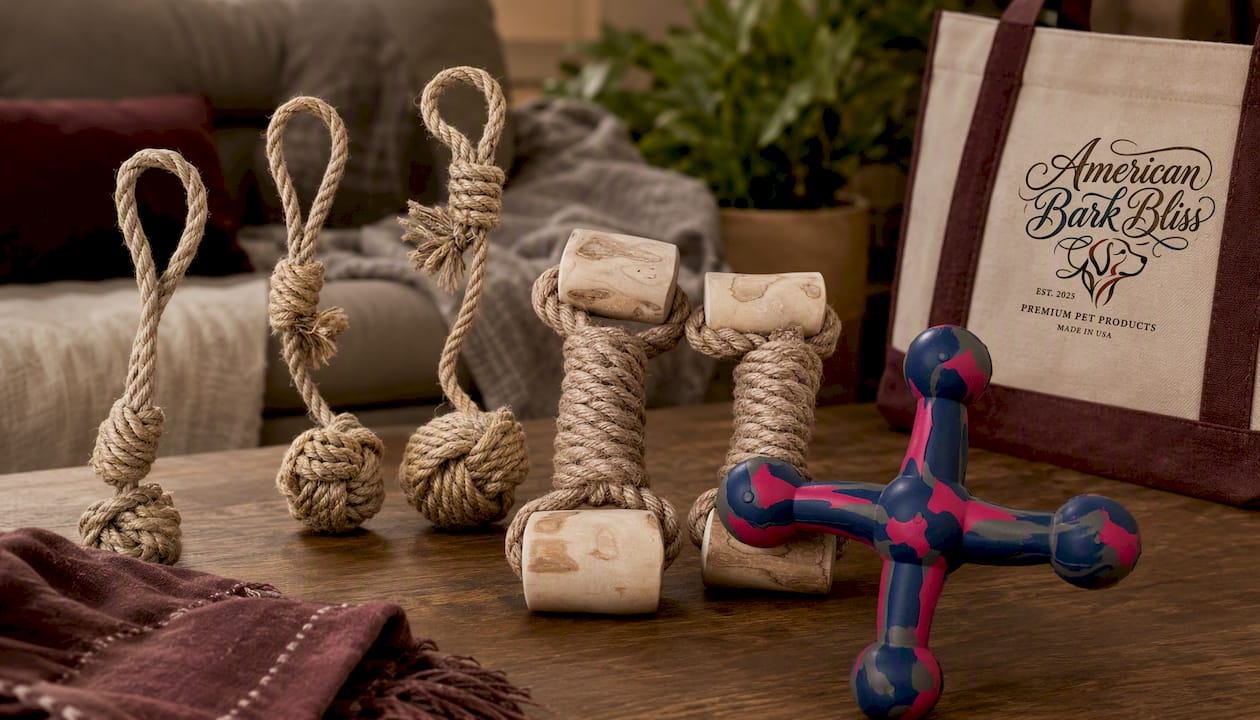 hemp rope dog tug toy