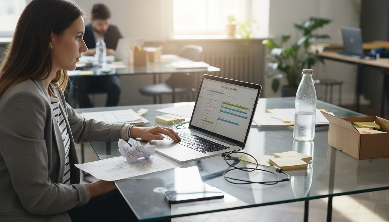 Manager combining digital and paper tracking tools