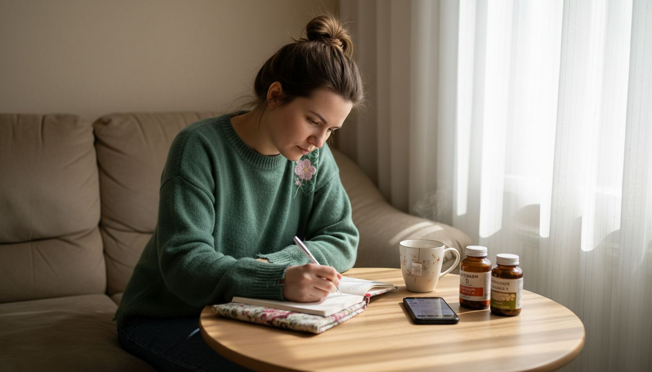 Жена си записва у дома какви хранителни добавки приема