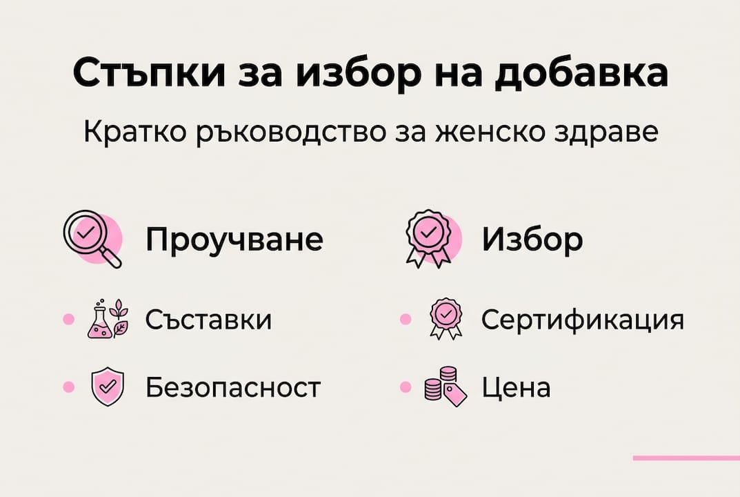 Инфографика: Как да изберем подходящите хранителни добавки стъпка по стъпка