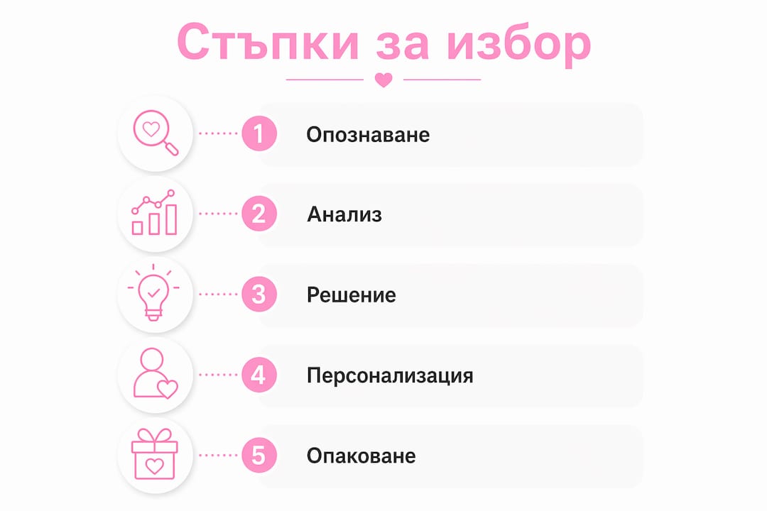 Инфографика: Как да изберем подходящ подарък – основни съвети и стъпки