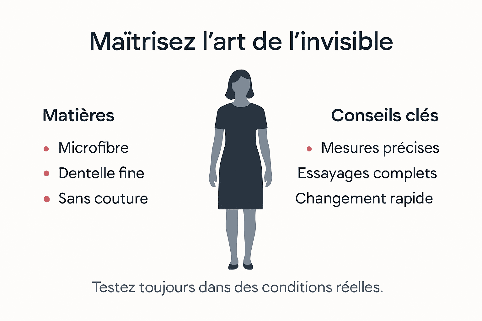 Les différentes étapes pour adopter une lingerie invisible et discrète