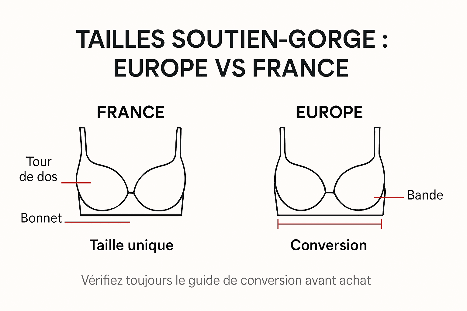 Infographie : comparer les tailles en France et en Europe