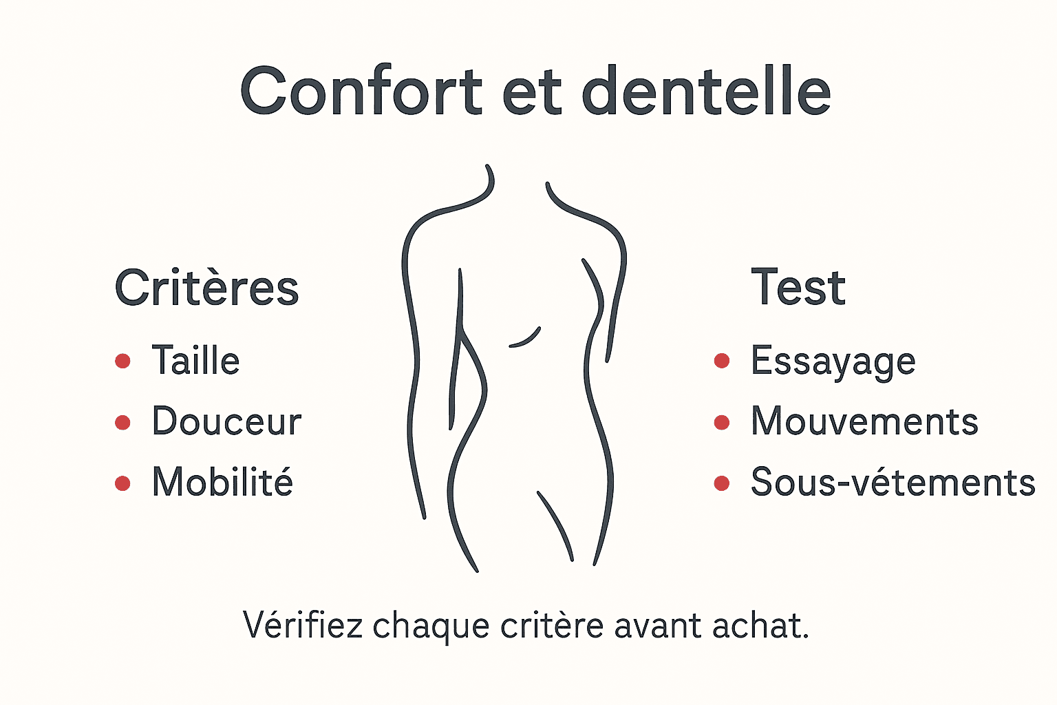 Découvrez notre infographie dédiée au confort des soutiens-gorge en dentelle : analyse des critères essentiels pour allier élégance et bien-être au quotidien.