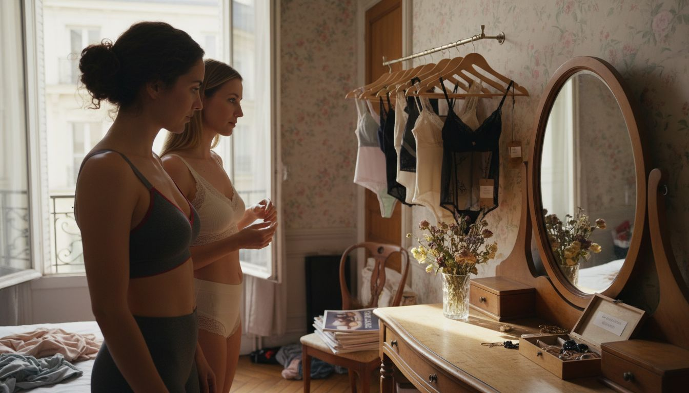 Découverte et test de plusieurs styles de soutiens-gorge