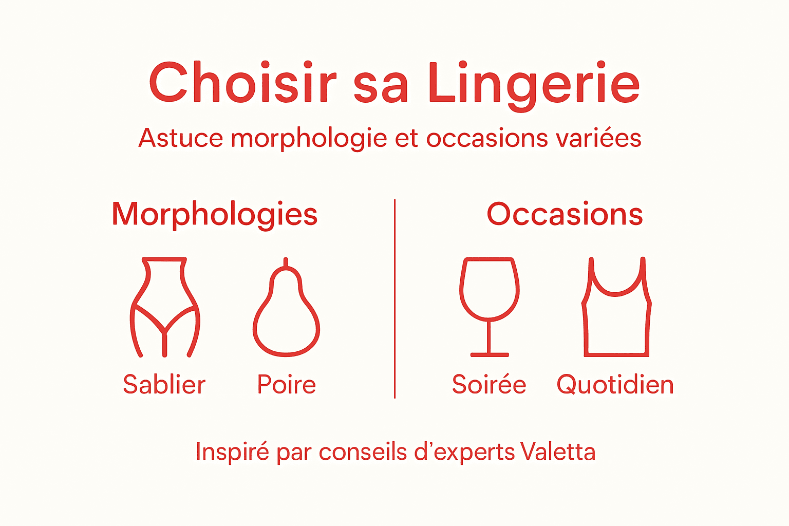 Infographie : comment choisir sa lingerie gainante selon sa morphologie et l’occasion