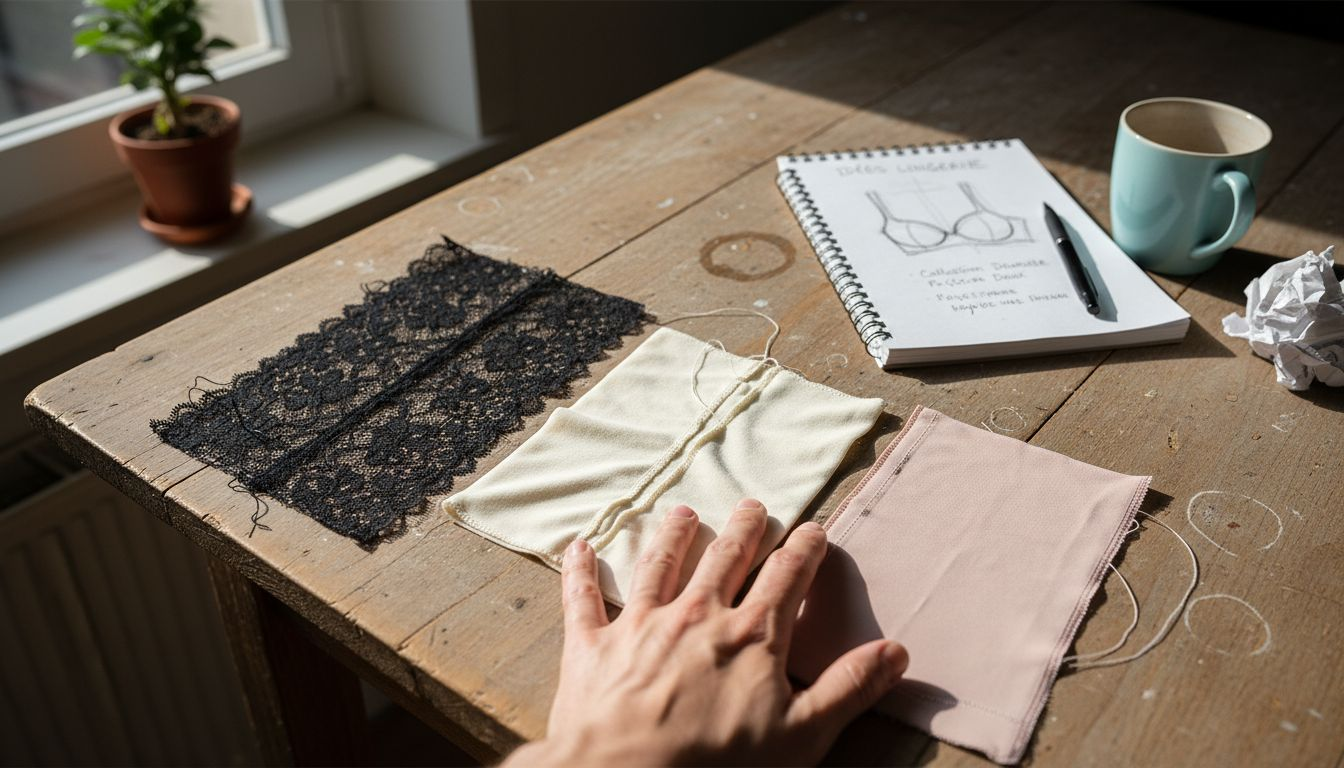 Découvrir les sensations au toucher des différents tissus de lingerie