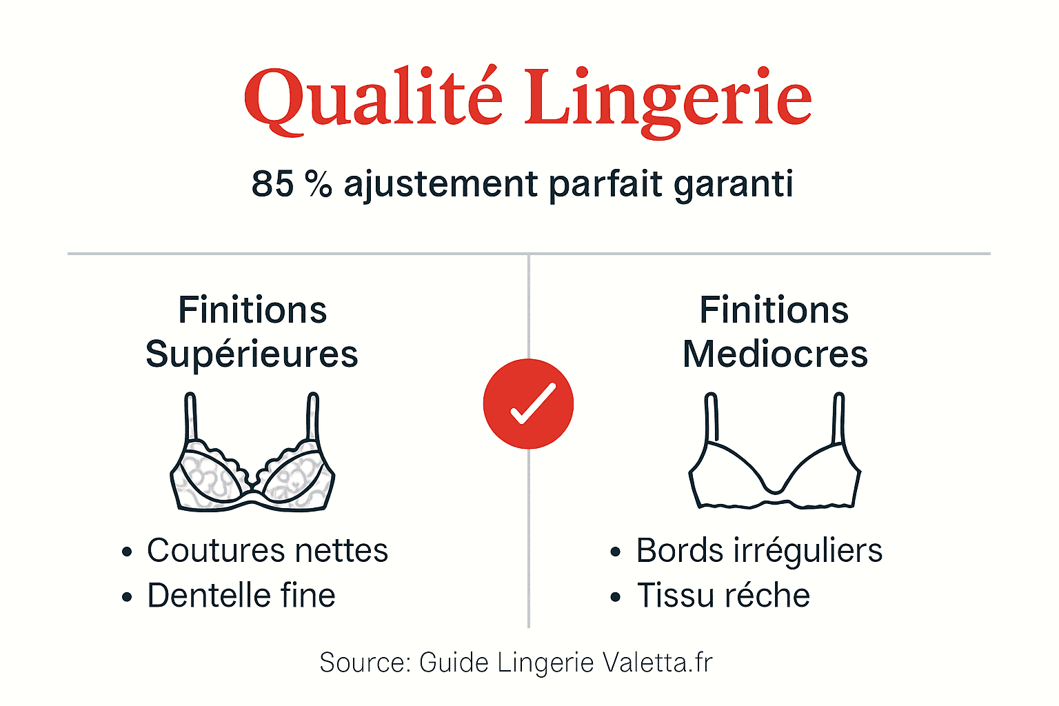 Découvrez notre infographie dédiée aux finitions haut de gamme en lingerie : astuces, techniques et conseils pour un rendu impeccable.